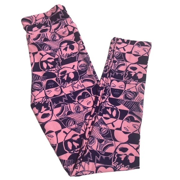 NEW DISNEY LULAROE TWEEN LEGGINGS EVIL QUEEN & POISON APPLE - Picture 2 of 3